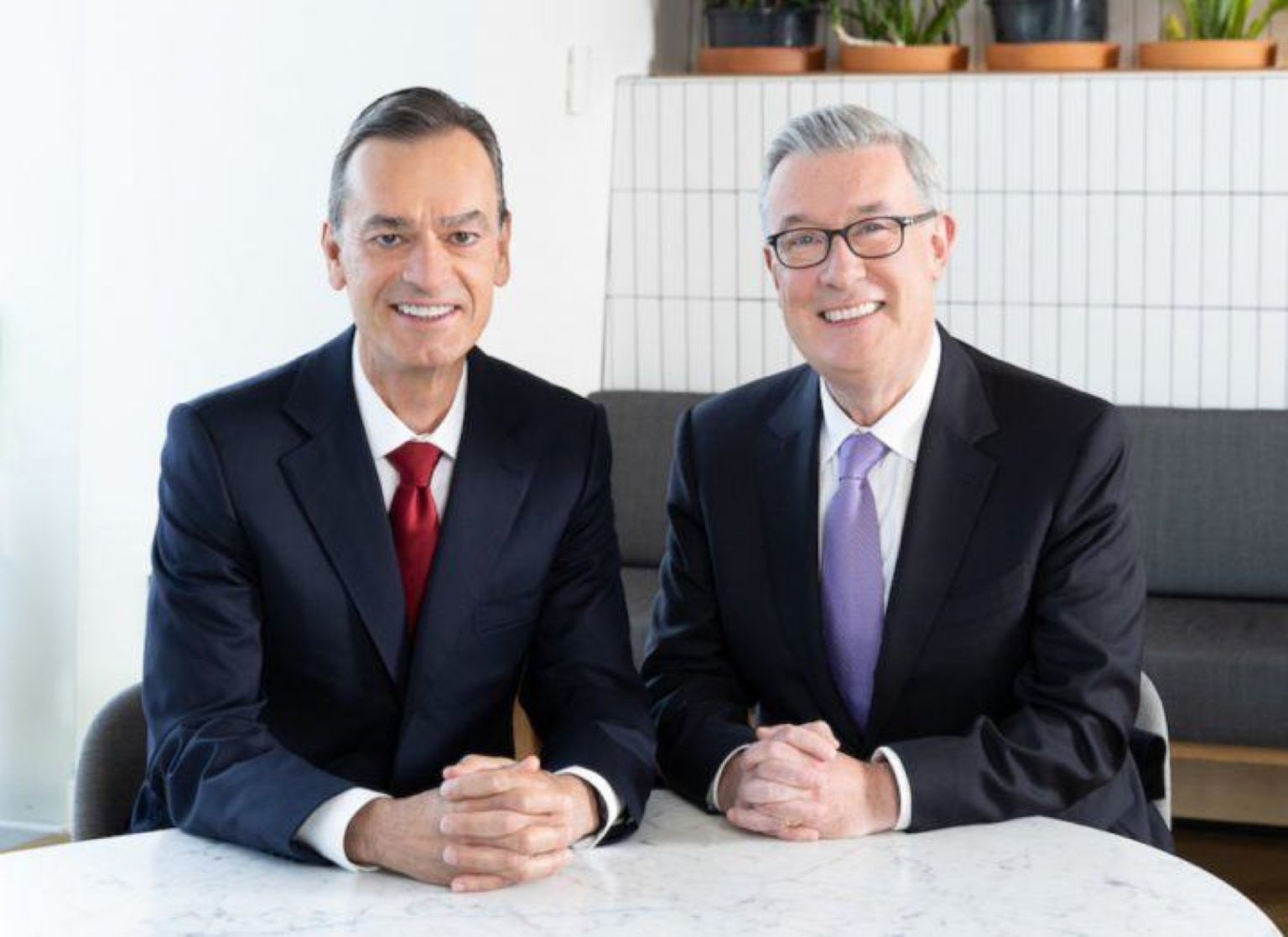 Paul Donofrio and Alan Foy announcing the Venturewave Capital and Bank of America partnership