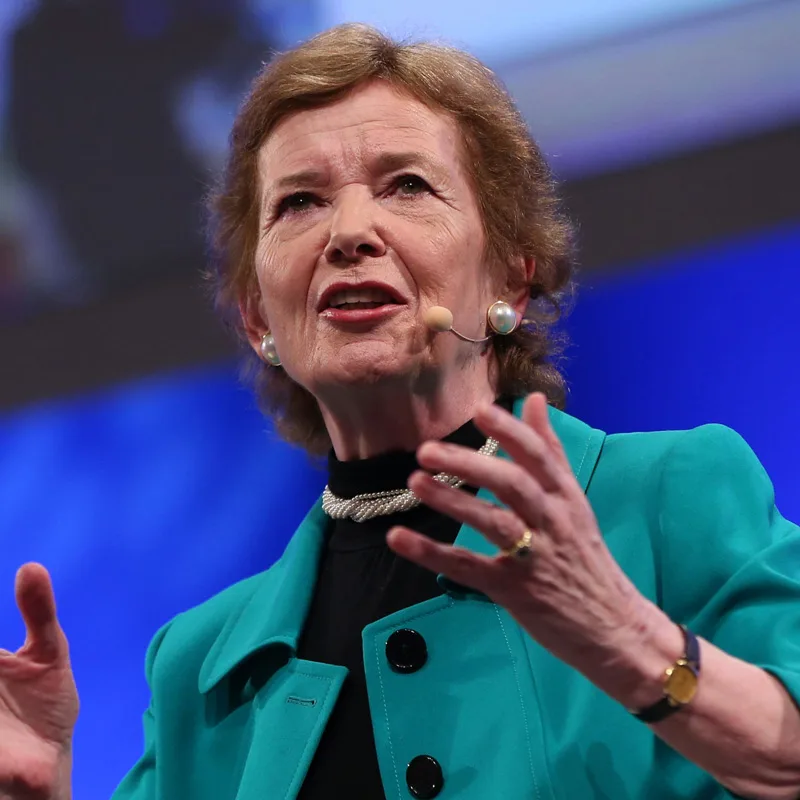 Mary Robinson, former President of Ireland and global climate justice advocate