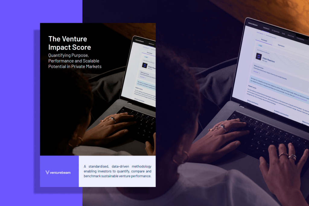 The Venture Impact Score white paper and Venturebeam impact measurement platform